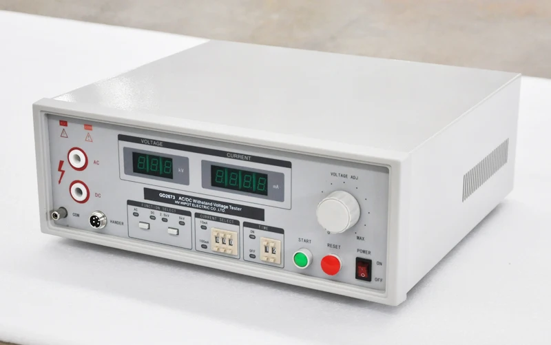 HVHIPOT GD2673 AC DC Hipot Tester 2.5kV 5kV Withstand Voltage Test Set