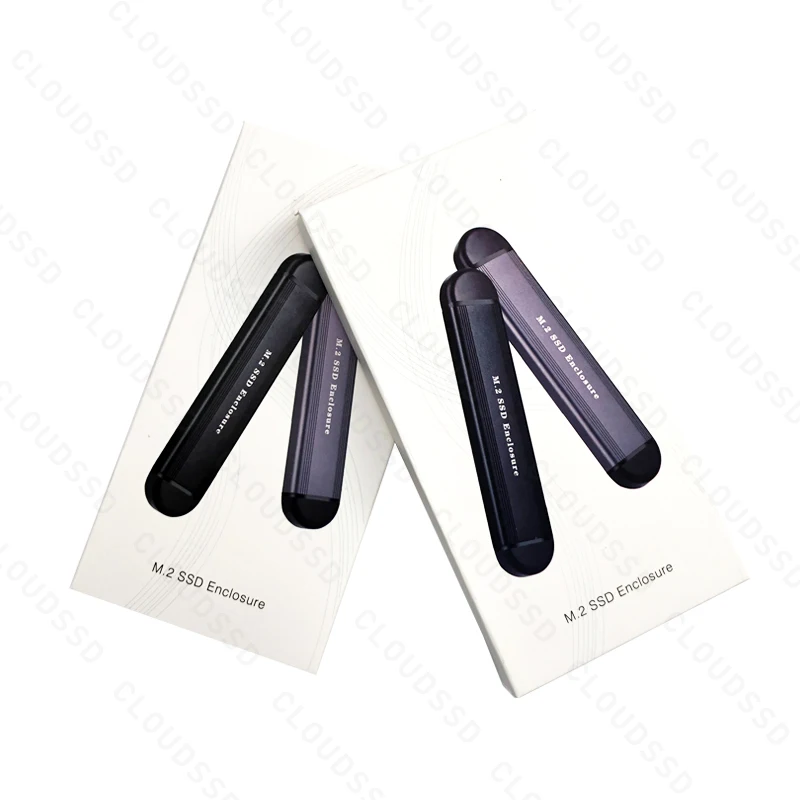 M2 Aluminum Super High-speed ngff Case To Usb C Ssd 2230 2242 2260 2280 M.2 Nvme Enclosure 3.1 Gen2
