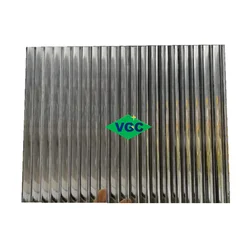 VGC Factory Price 3MM-8MM Custom Decorative Patterned Glass Reeded Textured Glass Patterned Fluted Glass Sheets