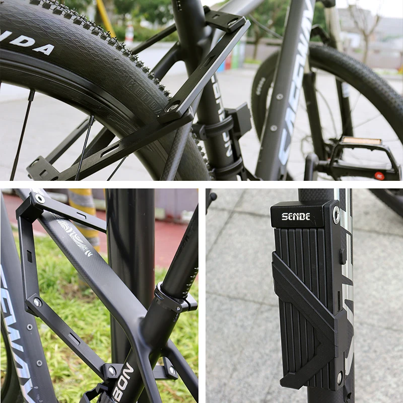 SENDE Motorbike Folding Bike Lock bikes Foldable Bicycle accessories Bicycle chain locks Motorcycle cycle fahrradschloss