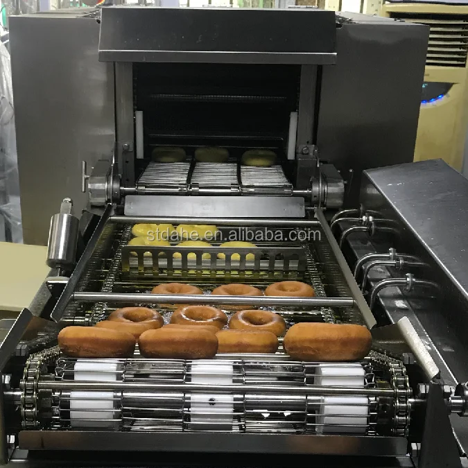 Commercial yeast donuts making machine full automatic donut production line high quality yeast-raised donut food machinery