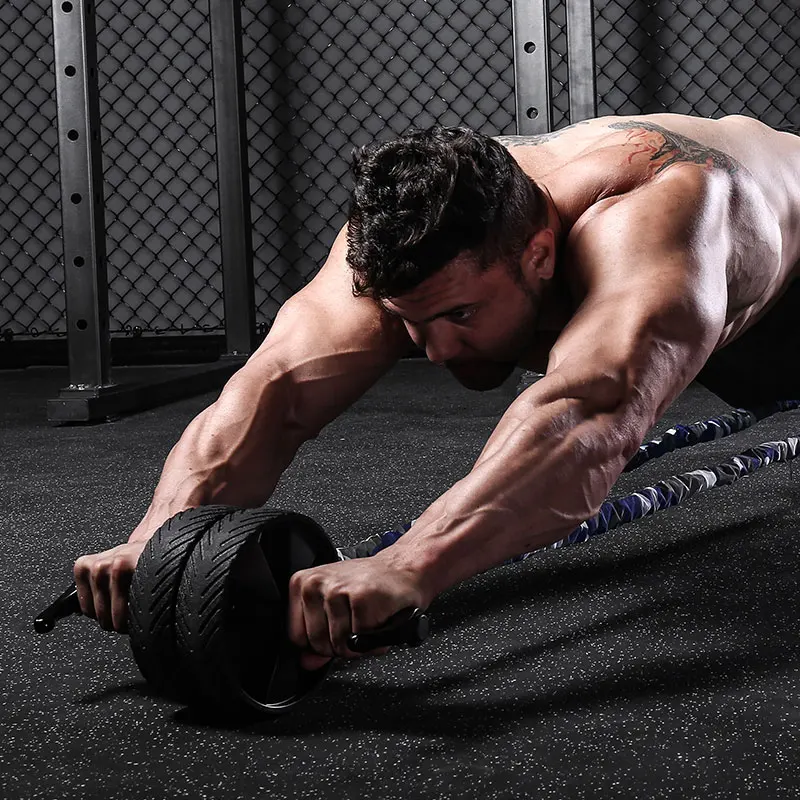 INNSTAR тренировочный тренажер для живота НАБОР РОЛИКОВ AB с рукояткой наколенник