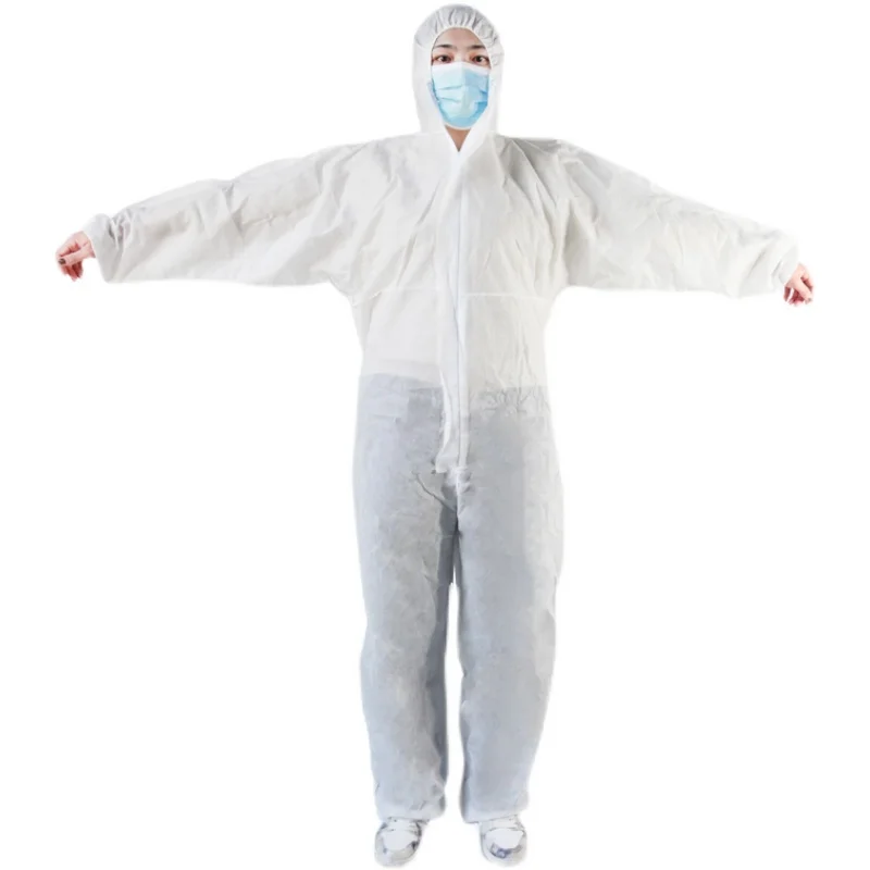 Hot Sales Customized OEM Disposable PP Jumpsuit Dustproof Protective Coverall