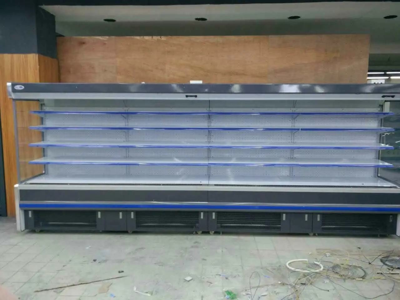 2.0m Freezing Open Showcase Ice Cream and Beverage Display