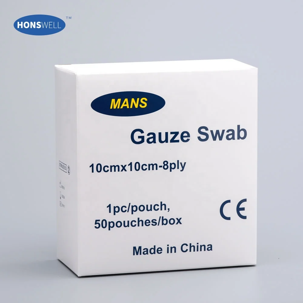 Одноразовые медицинские поставки, хирургическая стерильная марля для повязки