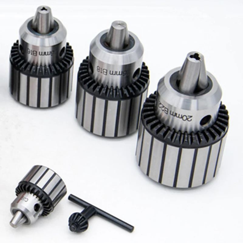 Drill Chucks 3-16mm B16 B18 5-20mm B22 key type drill chuck for CNC drilling machine