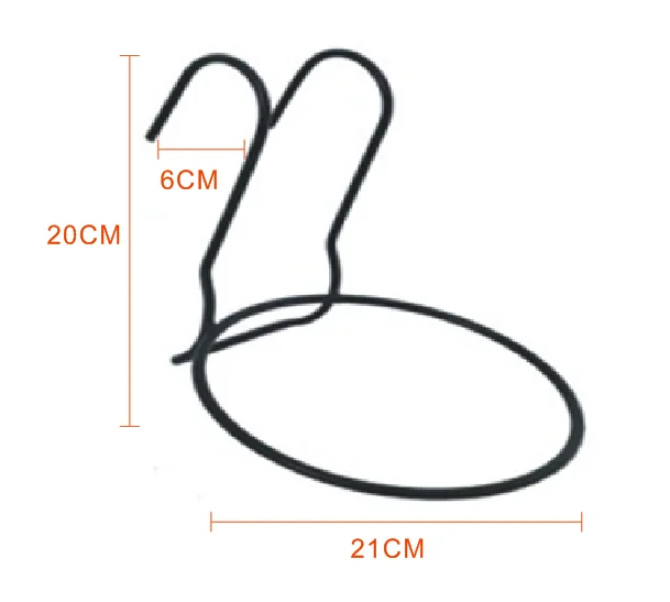 customizable New Design Outdoor Garden Metal Planter storage holder Hanging Flower Pot Rack wholesale