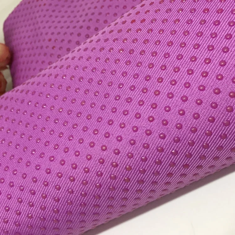 
Factory Wholesale High quality 100% polyester pvc dotted non-slip/anti slip fabric 
