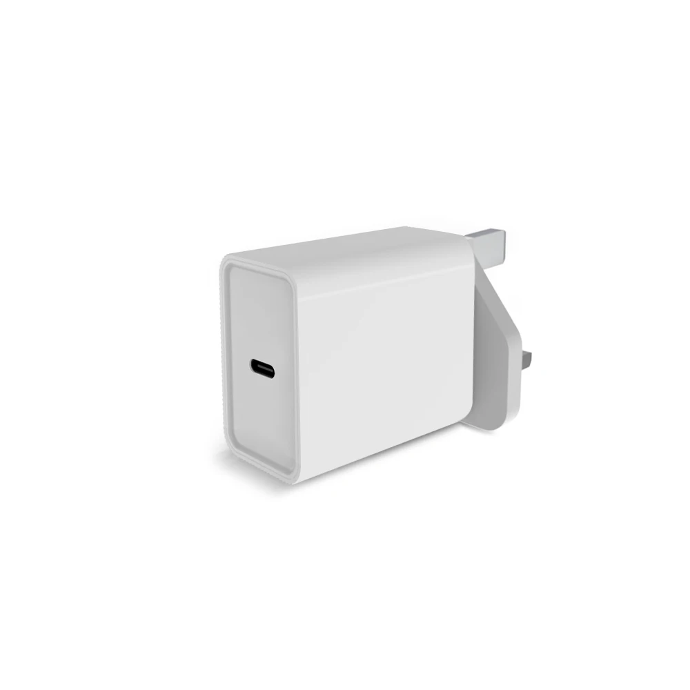 UK Plug PD 18W Type C wall Adapter Charger