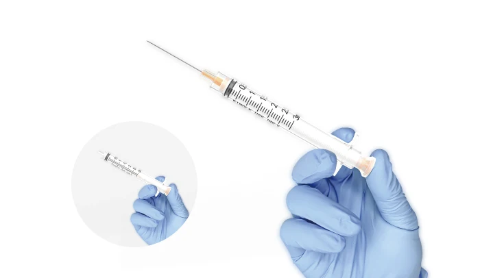 Auto Retracting Tuberculin Syringes Allergy Syringes Safety Syringes