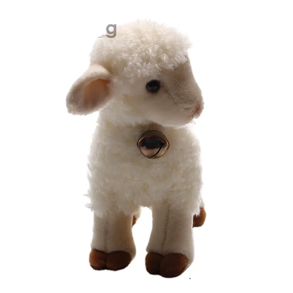 Soft Comfort Fleece Sheep Plush Fur Stuffed PP Cotton Animals Toys Custom