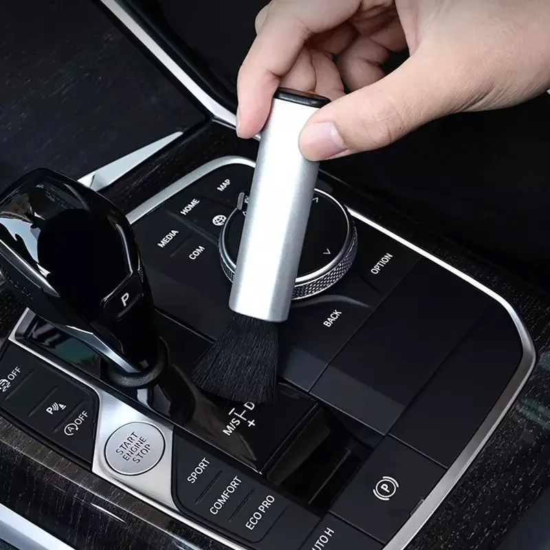 Индивидуальный заказ 9,2*2,4 см многофункциональная Чистящая Щетка для воздуховыпускное отверстие автомобильного кондиционера аксессуары для интерьера