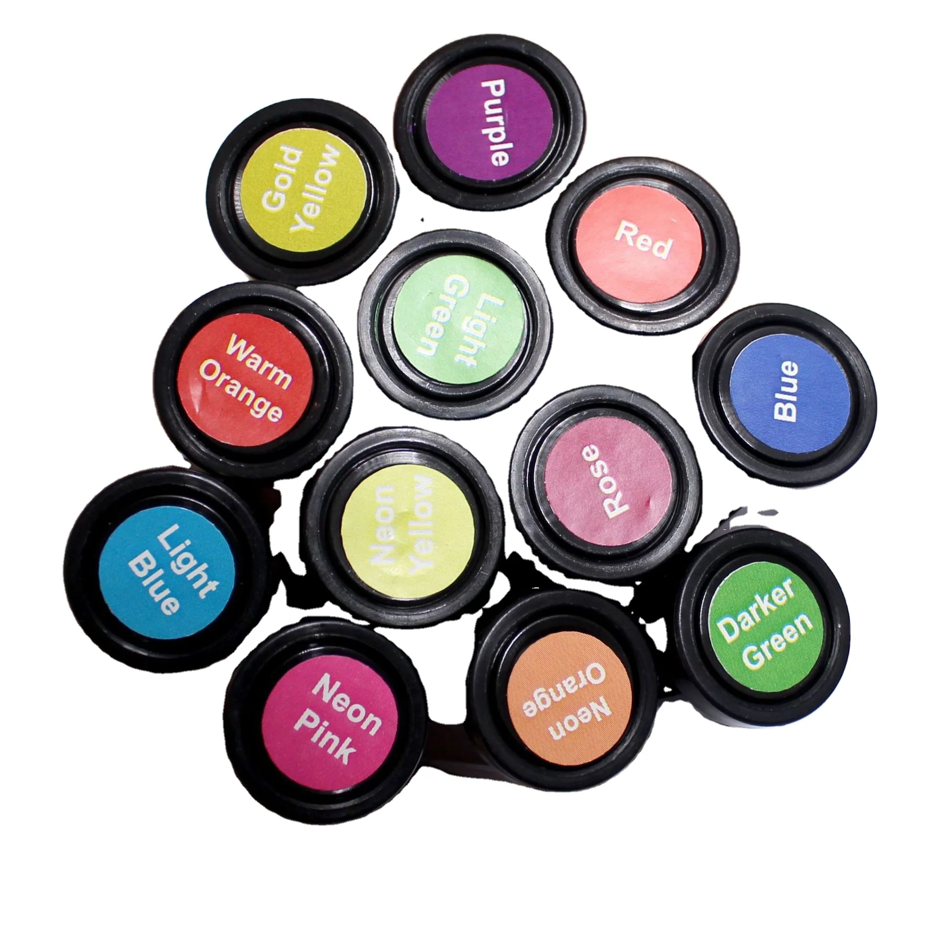 UV Neon Glow In The Dark Body Marker Art Skin Bodi Temporary Fluorescent Washable Twistable Makeup Face Paint Crayon