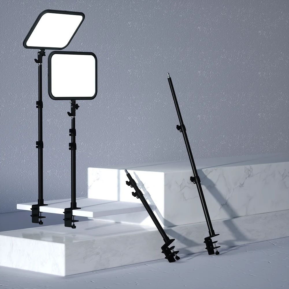 Studio Panel with Desk Clamp and Ball Mount for Streaming, TikTok, Instagram, Home Office or Game Playing