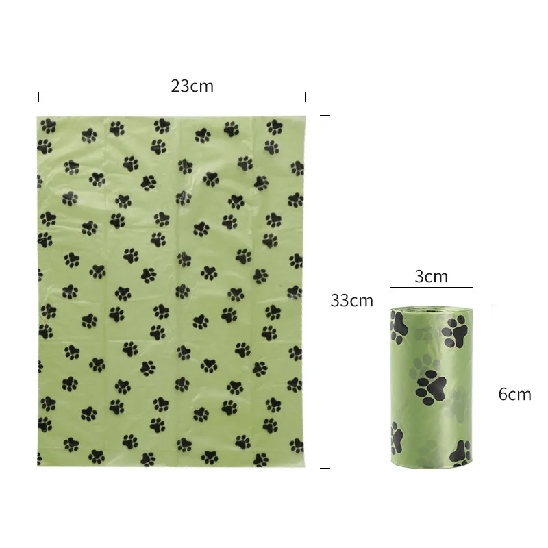 Rarewe Pet Product Box-Packed Dog Poop Bag Pet 8Rolls/Box Eco-Friendly Pet Poop Bag High Quality Biodegradable Poop Bags For Dog