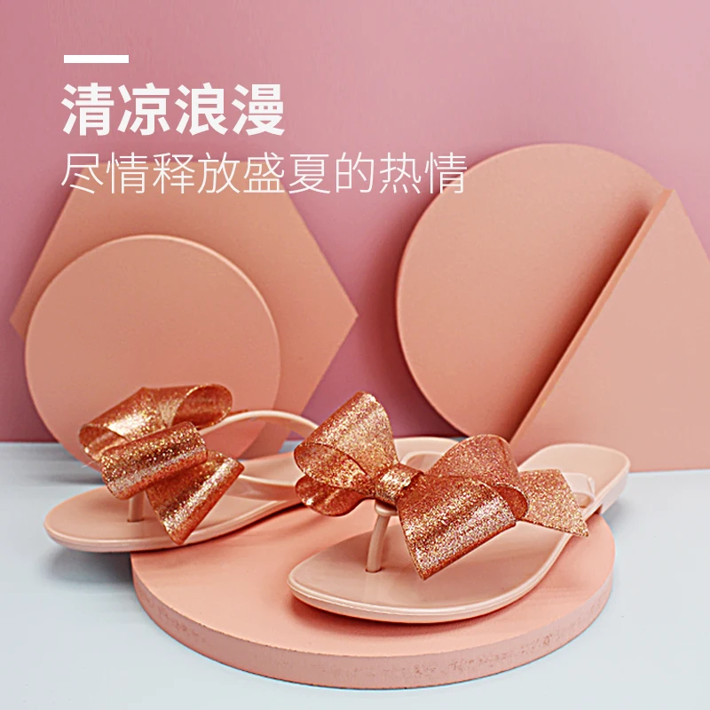 SUMMER WOMEN colorful beach CRYSTAL SHOES SLIPPERS LADY FASHION FILP-FLOP lady jelly thong flip flops