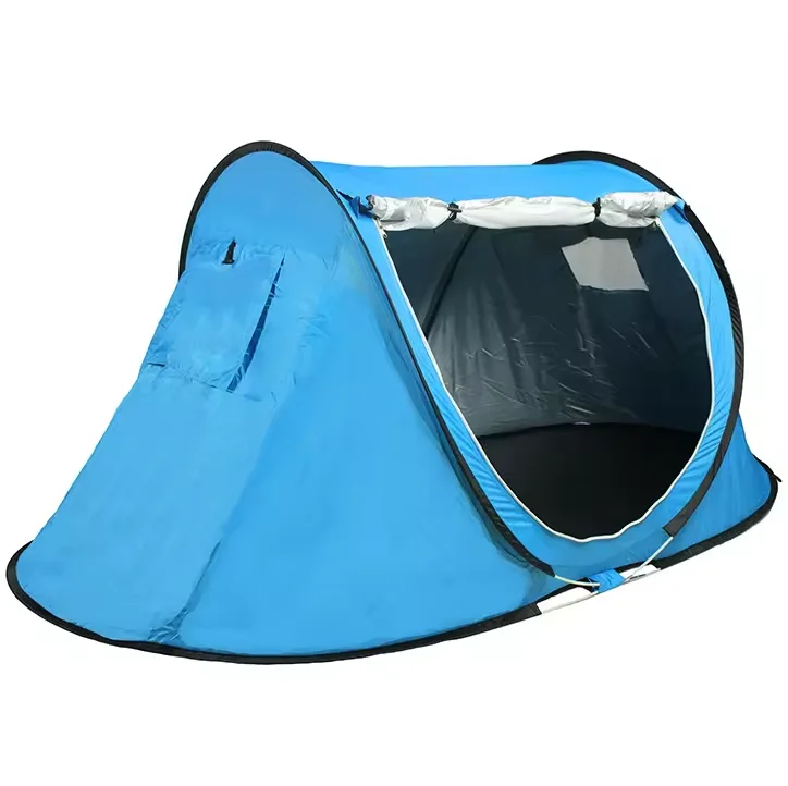 2-Person Lightweight Anti-UV Beach Tent Upgraded Pop-up with Breathable Window