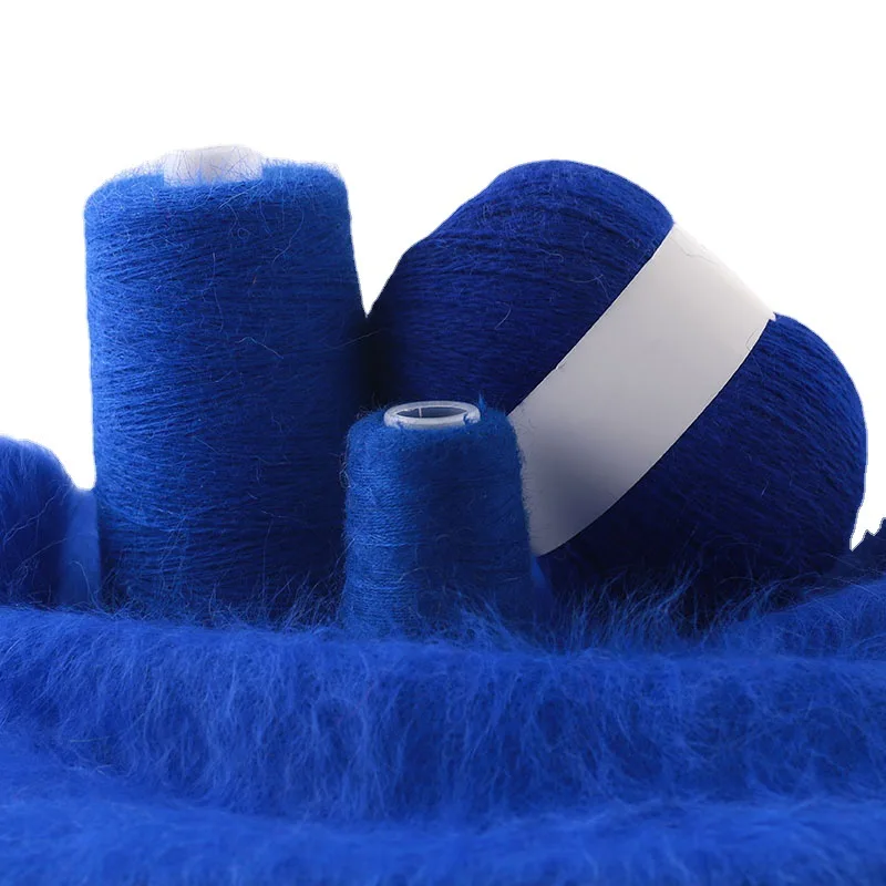  Factory Direct Sales Of Rich Colors Mink Wool Yarn Cashmere For Hand Knitting Non Fading Long