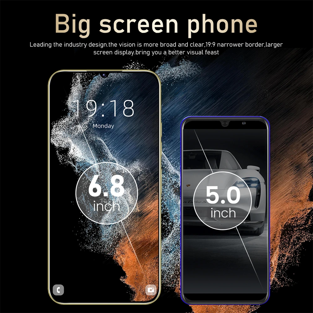 S23 ULTRA 16GB+1TB 7.2 Inch New Original Unlocked Game Cellphones 5G Mobiles Phones 16MP+32MP Telephone Smartphone