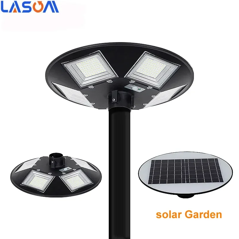 UFO New Solar Street Lights Home Outdoor Waterproof Courtyard Light 500W 1000W Garden light