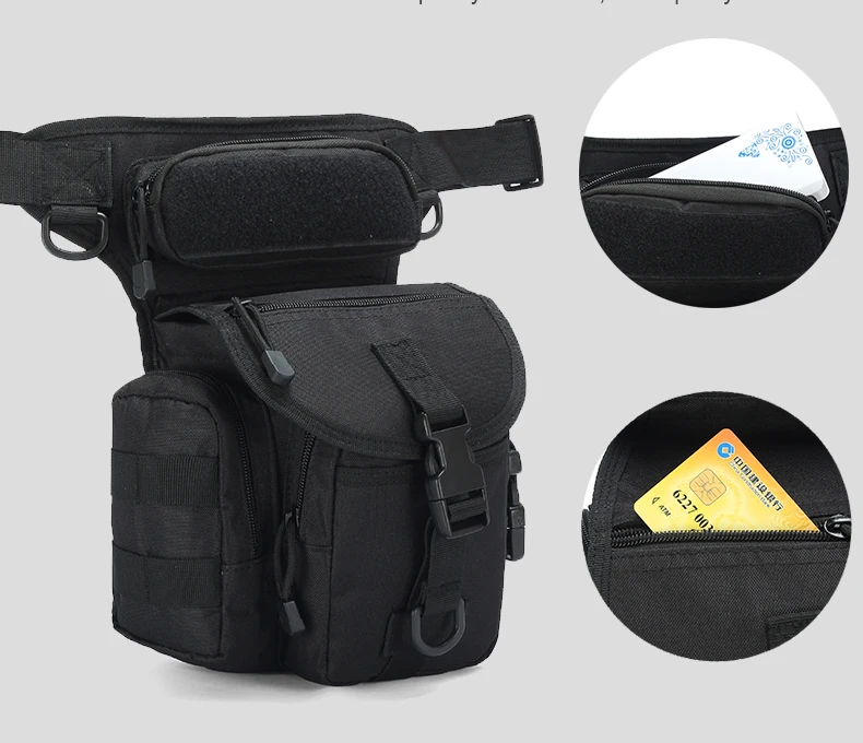 Lupu outdoor sports waist and leg bag camouflage waterproof tactical leg bag