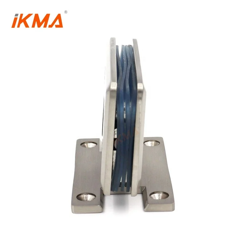 P1N037 90 Degree Stain brushed nickel Brass corners beveled angle Type H Frameless Shower Doors Pivot Glass Hinge