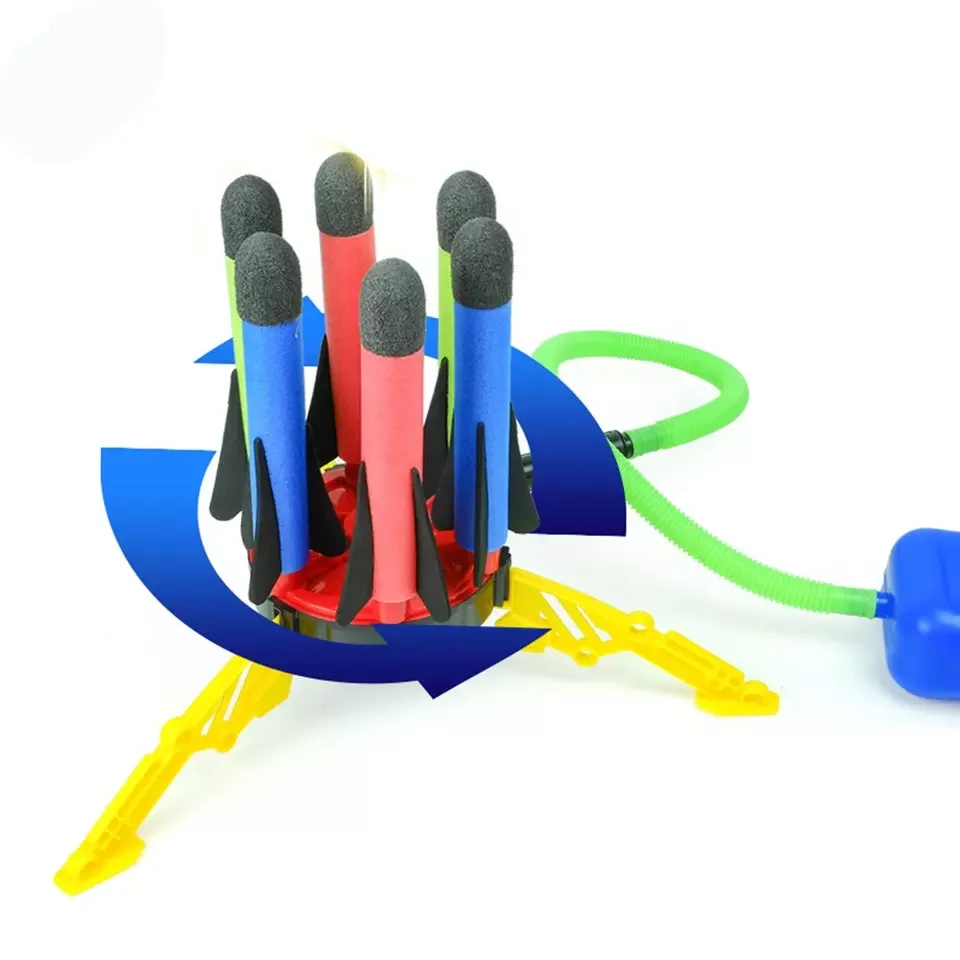 Hot Selling EVA Foam Rocket Launcher Rocket Toys For Child Model Rocket Launching For Kids