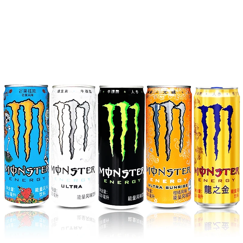 Best Selling Monstter 330ml Carbonated Fruity Soft Drinks Low-Fat Soda in Bottle Wholesale Drink