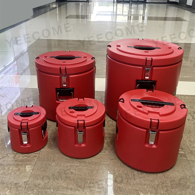 SLT-003T  promotional style Strong Cooler Box  5 Piece Set 4-7-15-30-60L round Cooler Box set Keep Cold and Warm Cooler Box Ice