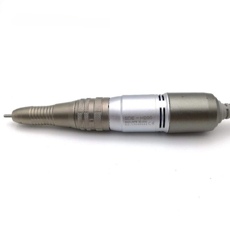 30000RPM Nail Drills Handpiece H200 for Marathon STRONG210 Control Box Electric Manicure Machine Nails Drill Handle Nail Tool