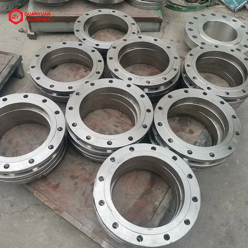 Stainless Steel High Pressure Flat Welding Flange With Neck Socket Welding Flange for Pipeline