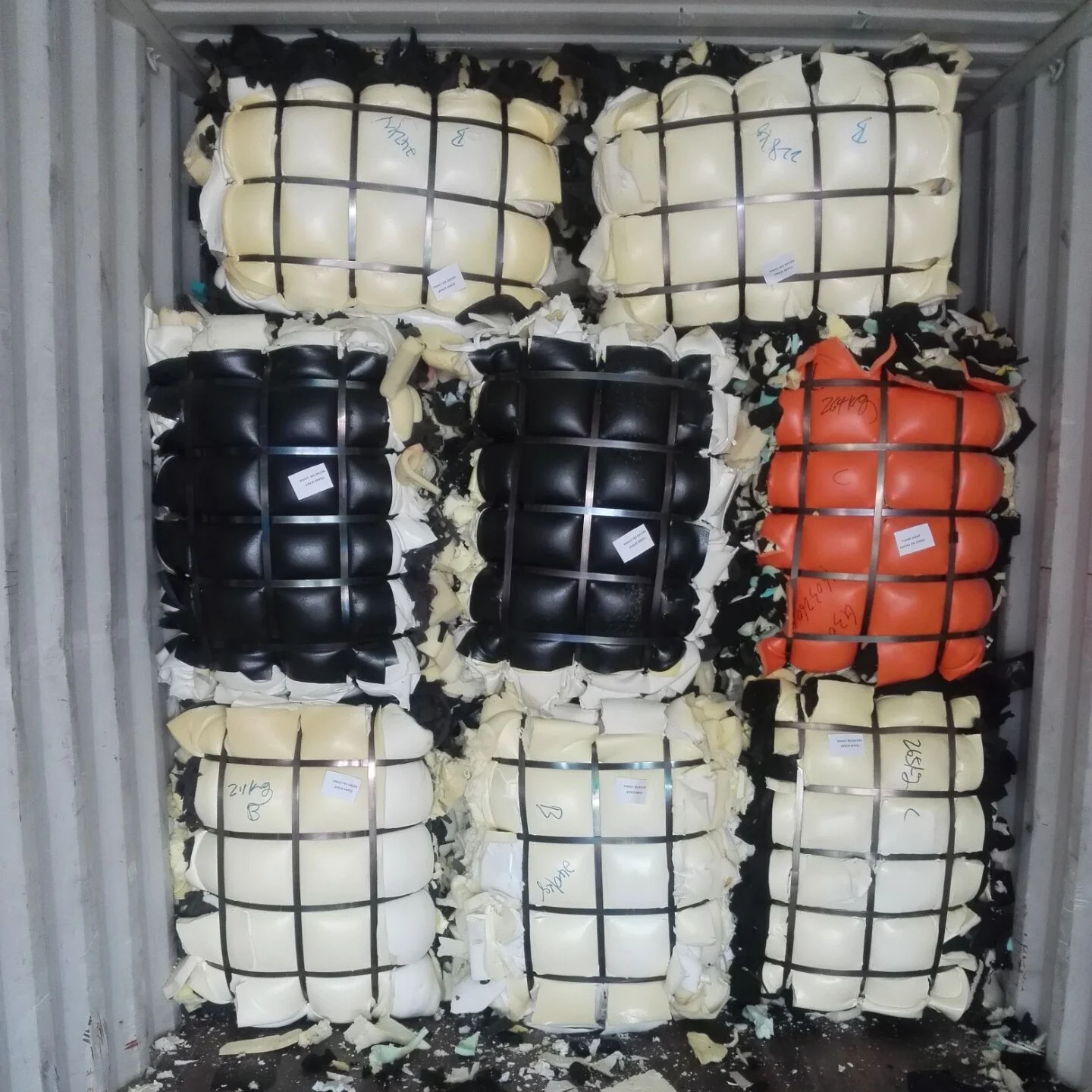 Высококачественная разноцветная пленка для отходов, полиуретановая пена