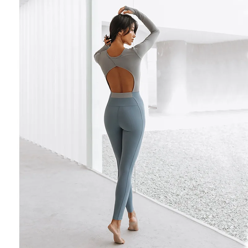 Seamless Yoga Suit Ladies maternity jumpsuit Sports Bra High Waist Leggings Running Sportswear Push-Up Workout Set
