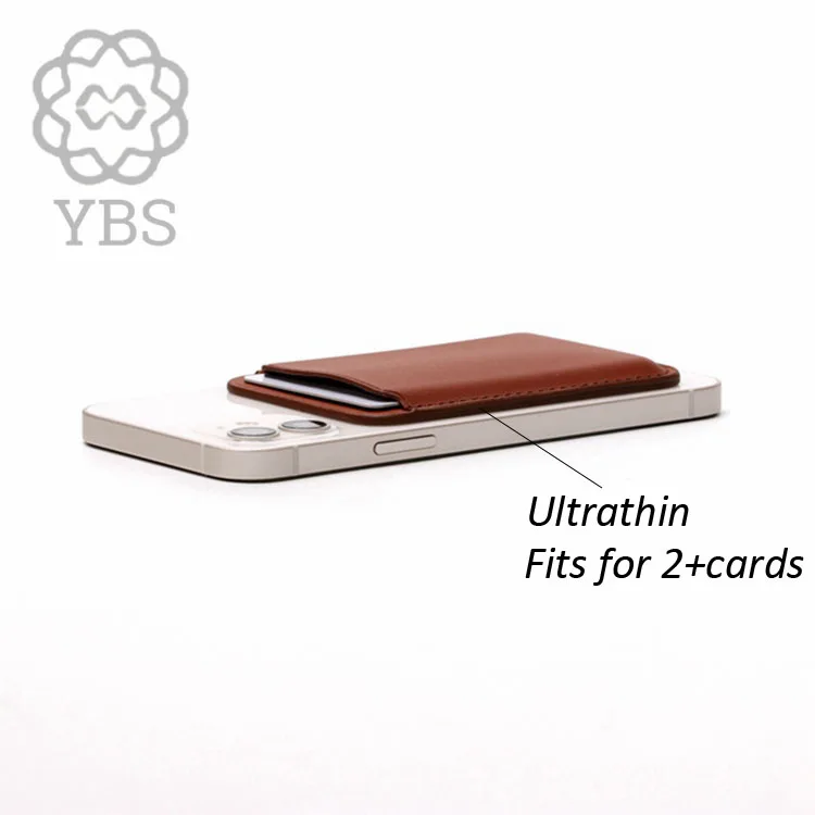 Magnet leather phone wallet card pouch Suitable for phone 11 12 phone case