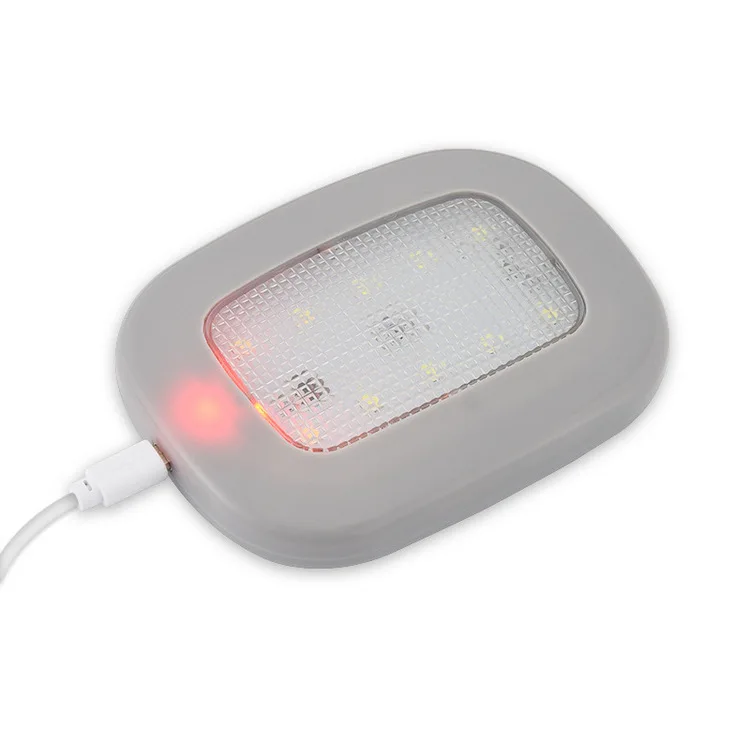 Universal Rechargeable LED Car Reading Interior Vehicle Roof Lamp Magnetic Night Light Others Accessories