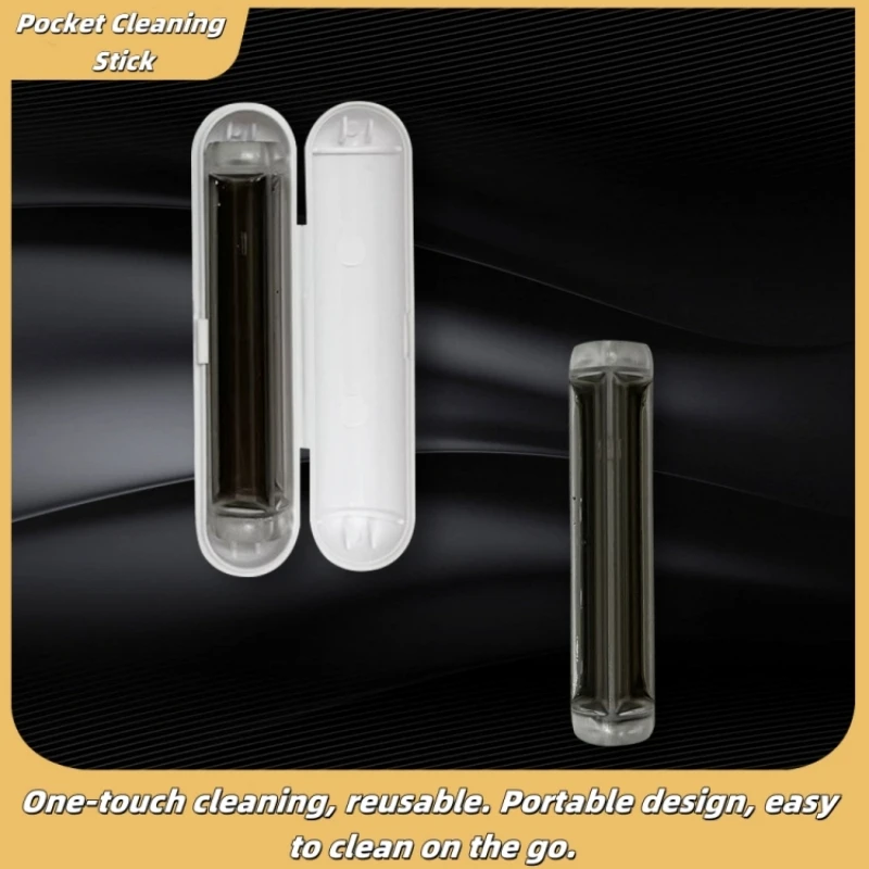 Portable Mini Travel Lint Roller Washable PU Material Pet Hair Remover for Hats Manual Use for Dust Wiping Cloth Cleaning