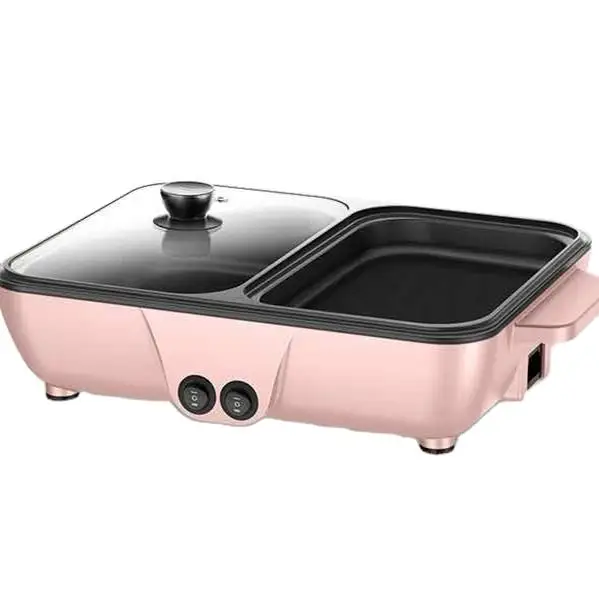 Best Selling Electric Bbq Grill Hot Pot Customized Electric Grill With Hot Pot