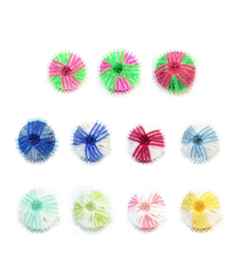 Многоразовые шарики для стирки, портативная машинка для стирки, волшебный Ловец волос, 6 шт., бытовые шарики для удаления шерсти домашних животных