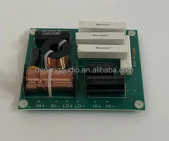 12 inch 2 way woofer and HF driver 600w crossover network