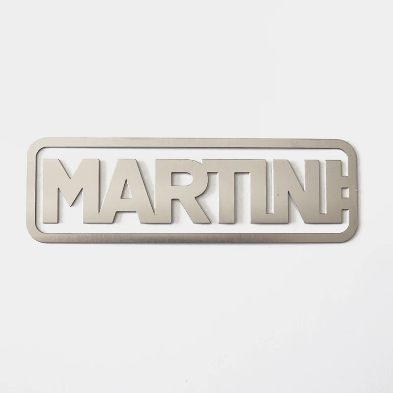 wholesale cheap Simple style custom alphabet stainless steel bookmark hollowed-out bookmark