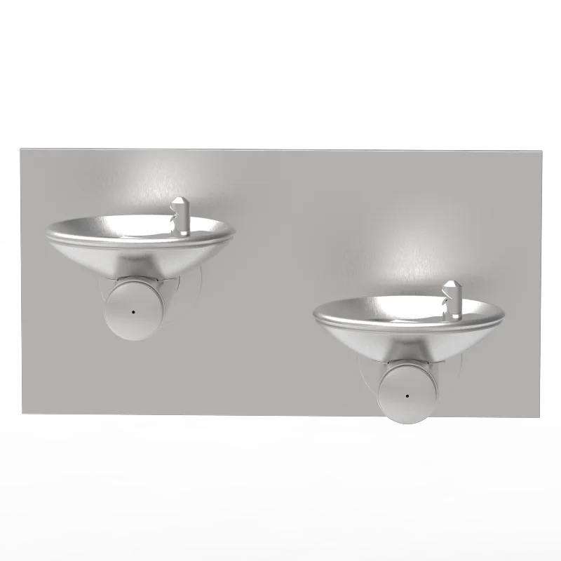 TB28-3 Bi-Level Barrier-Free Wall Mounted Fountain Non-Filtered, Non-Refrigerated Stainless