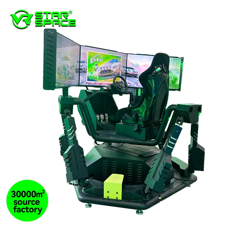 VR Star Space VR Machine Manufacturer Racing Game Simulator Game Video Racing Car Arcade Machine 9D VR Car Racing Simulator