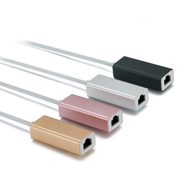 
USB C Ethernet Adapter USB-C to 10/100/1000M RJ45 Lan Adapter For MacBook Pro Huawei P20 Type C Network Card USB Ethernet 