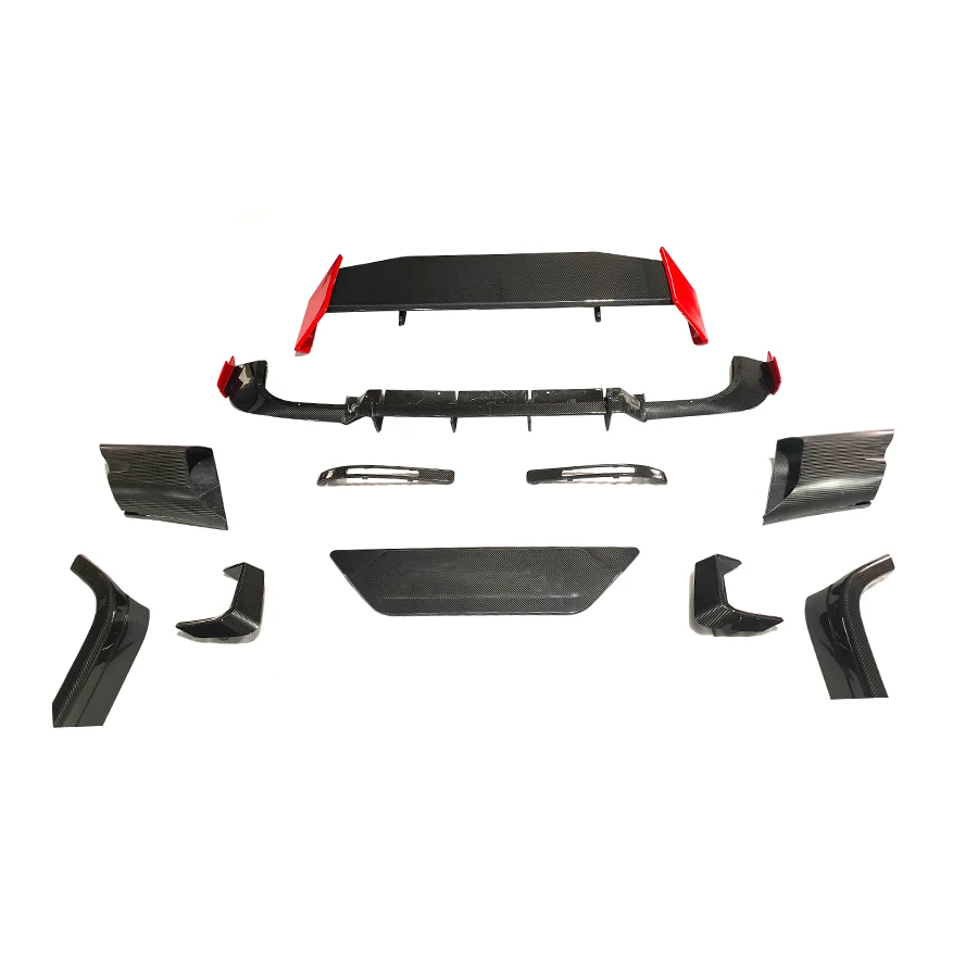 W464 Rocket B900 Body Kit Dry Carbon Fiber Exterior Car Accessories W463A G63 G-Wagon Hood Scoop Spoiler