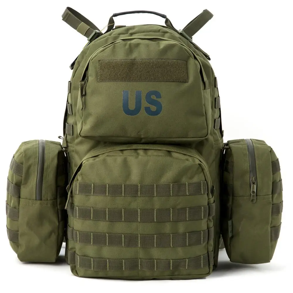 Military US Surplus Molle II Medium Rucksack with 2X Sustainment Pouch,Army Tactical Backpack YKK Zipper and UTX