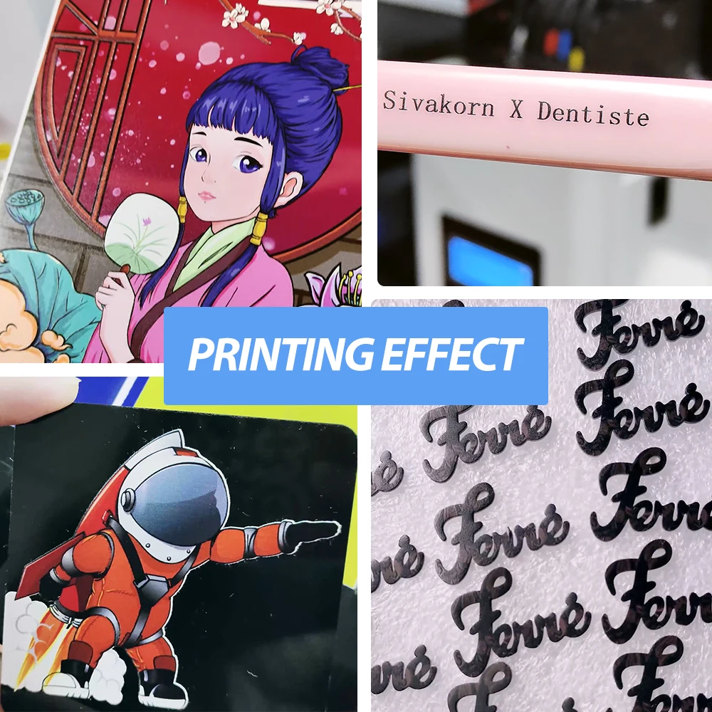 Multifunctional 6040 Uv Flatbed Digital Printer Resin Industrial Uv 3d Printer Plastic Pins Blanks For Uv Printer