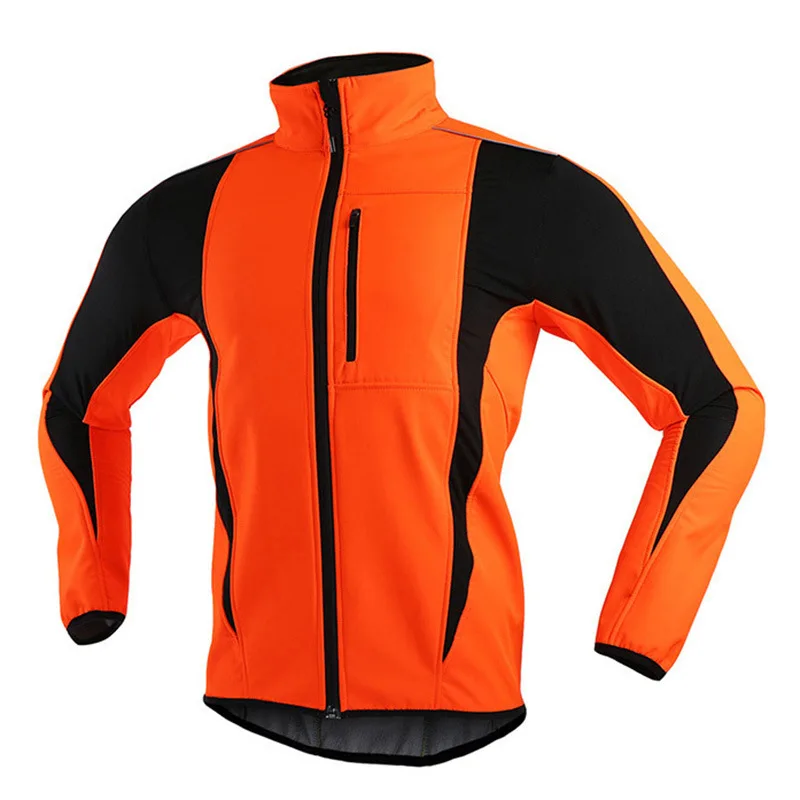 Men Cycling Jacket Waterproof Windproof Bike Jersey Autumn Winter Jacket Coat MTB Bicycle Riding Running Sportswear