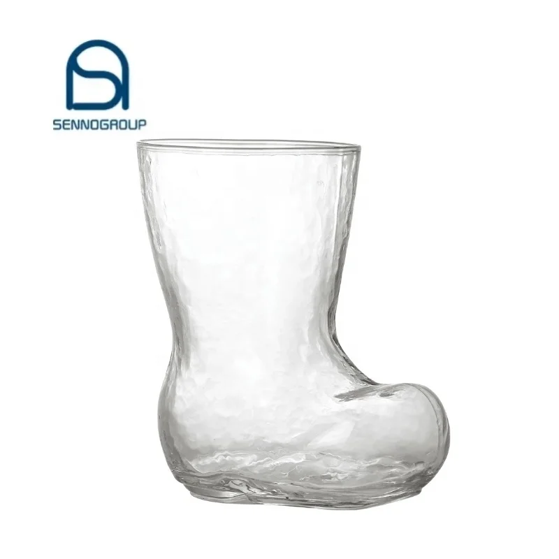 Custom Handmade Bar Novelty Boot Glass for Cocktail Shoe Cup Mini Boot Cocktail Glass