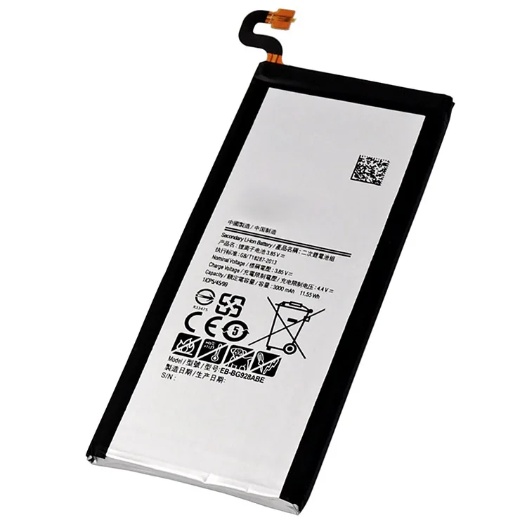 100% New original battery for Samsung Galaxy S6 edge plus G9250 G925F G925S replacement battery