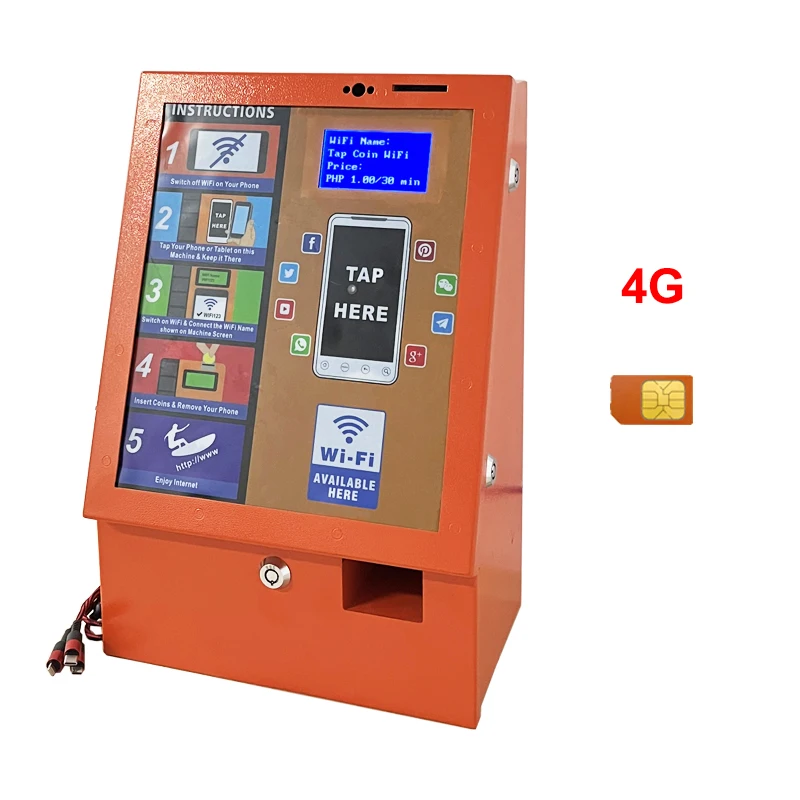 WIFI-A505 New Technology 4G Lte Modem Coin Operated Internet Kiosk